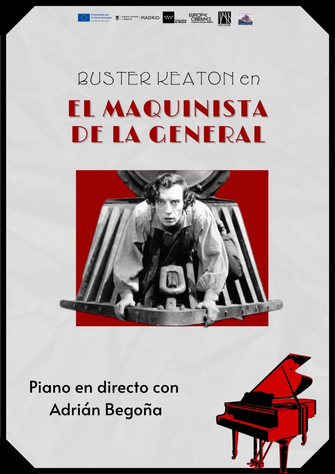 El maquinista de la general (Piano en directo) Cines Embajadores El maquinista de la general (Piano en directo) Cines Embajadores